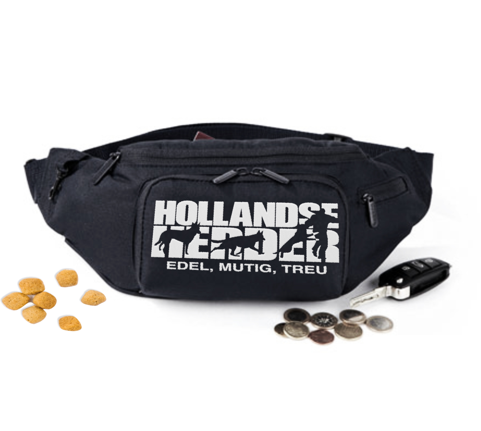 Hollandse Herder Hundesport Hundemotiv Gürteltasche Hund Stickerei