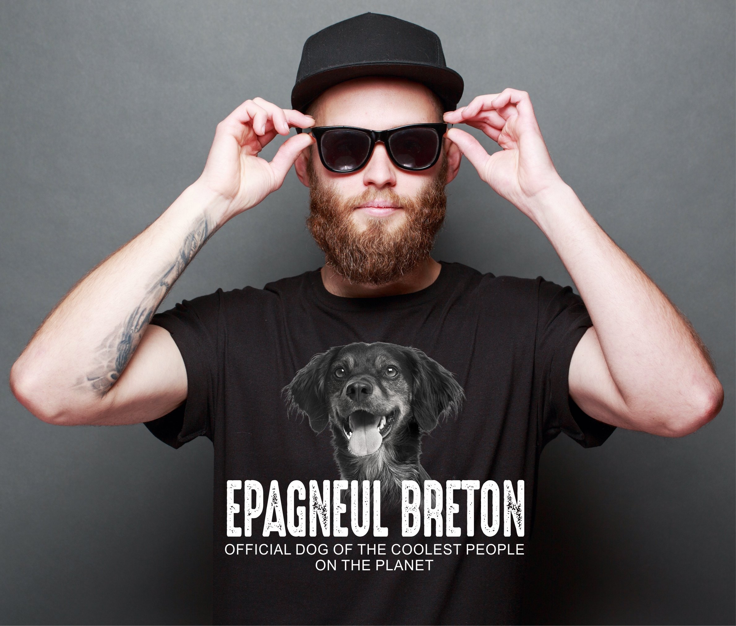 Epagneul Breton Brittany Spaniel Bretonischer Spaniel  Dog cool Leute lustig Shirt T-Shirt Hundemotiv Siviwonder