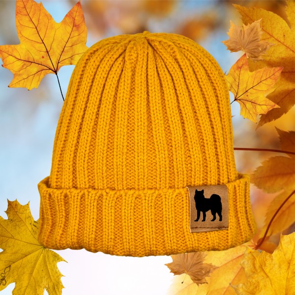 Strickmütze "Alaskan Malamute " Beanie Mütze Urban Witzig Spruch Warm Winter Herbst Farben