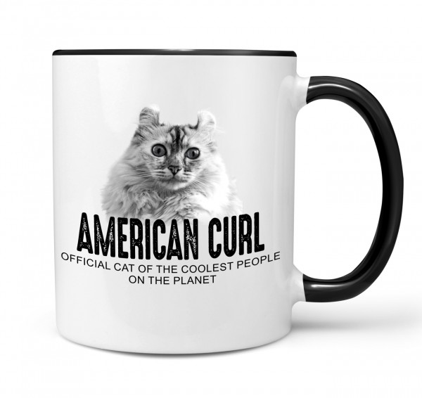 American Curl USA Katze Official Cat cool Tasse Kaffee lustig Kaffeebecher Design