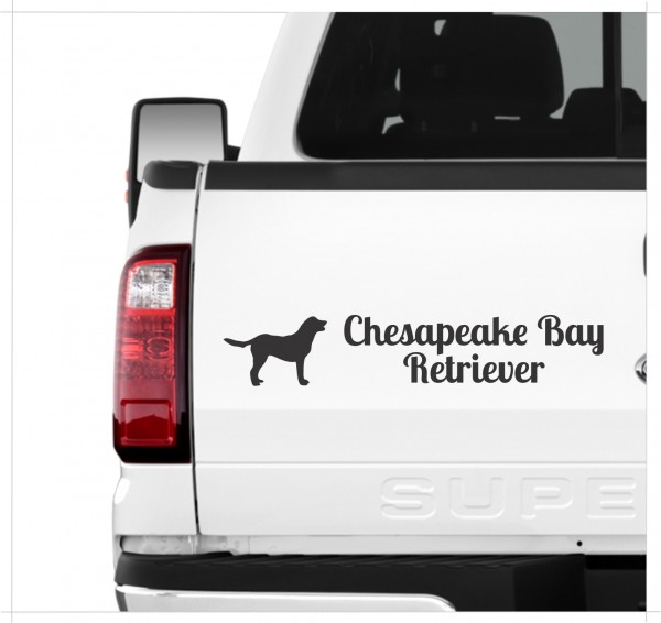 Chesapeake Bay Retriever Chessie CBR Dog 3er Set AUTOAUFKLEBER Aufkleber Hunde Hundemotiv by SIVIWONDER
