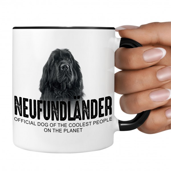 Neufundländer Neufi Newf Newfie The Gentle Giant Dog Tasse Kaffeetasse Kaffeebecher happy Design by Siviwonder