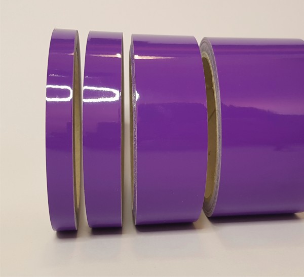 Zierstreifen lila violett Flieder glanz in in 10 m Länge für Auto Boot Klebeband Dekorstreifen Tuningstreifen Autofolie Siviwonder