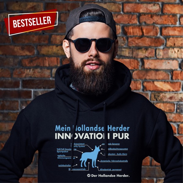 Hollandse Herder Sweatshirt Innovation Hoodie Hundemotiv Herdershond Schäferhund