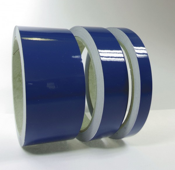 Zierstreifen dunkelblau blau marine navy glanz in in 10 m Länge für Auto Boot Klebeband Dekorstreifen Tuningstreifen Autofolie Siviwonder