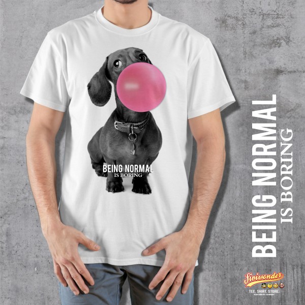 T-Shirt Dackel sweet Hund Unisex Shirt Normal Bubble trend lustig Hundemotiv trendy Spruch