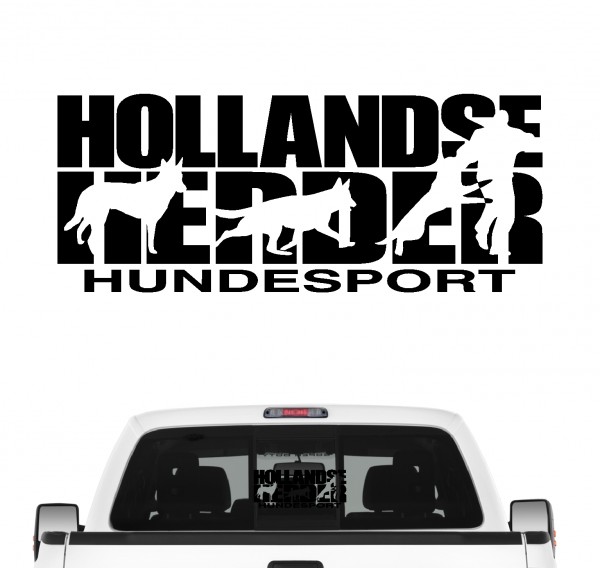 Hollandse Herder Hundesport Autoaufkleber Hund Folie Aufkleber Schäferhund
