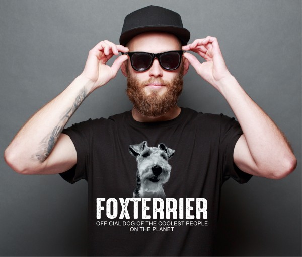 Foxterrier Foxie Fox Terrier Dog cool Leute lustig Shirt T-Shirt Hundemotiv Siviwonder