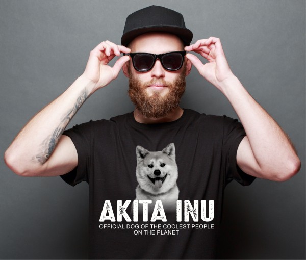 Unisex T-Shirt Akita Inu Japan Ken Japanese cool Leute lustig Hundemotiv Siviwonder
