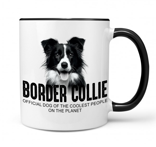 Border Collie Sheepdog Scotch Sheep Dog Dog cool Leute lustig Dog Tasse Kaffeetasse Kaffeebecher happy Design by Siviwonder