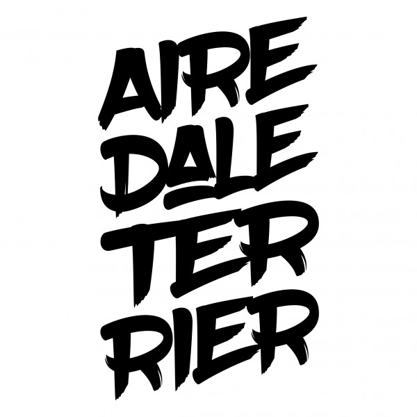 stylish font schrift aufkleber decal konturgeschnitten hund motiv auto