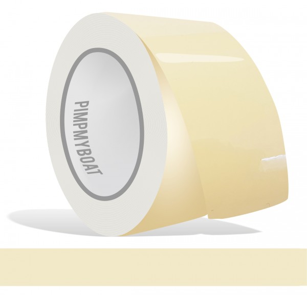 Zierstreifen creme hell elfenbein perlweiß glanz in in 10 m Länge für Auto Boot Klebeband Dekorstreifen Tuningstreifen Autofolie Siviwonder