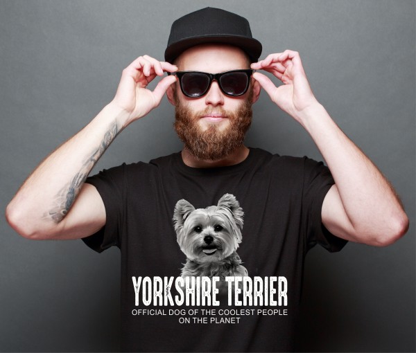 Yorkshire Terrier Yorkie Dog cool Leute lustig Shirt T-Shirt Hundemotiv Siviwonder