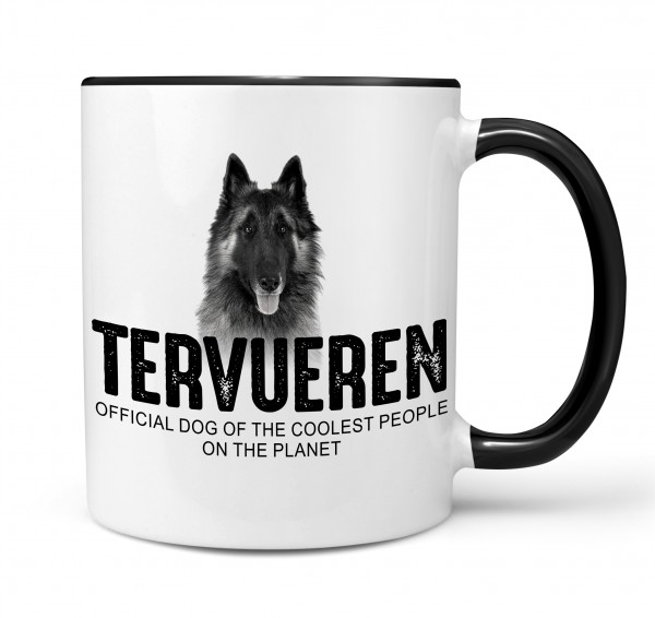 Tervueren Belgischer Schäferhund Belgian Tervueren Dog Tasse Kaffeetasse Kaffeebecher happy Design by Siviwonder