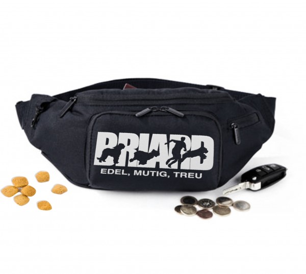 Briard Dog Hundesport Gürteltasche Bauchtasche Hund Stickerei