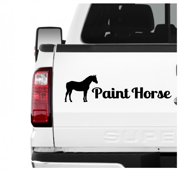 Paint Horse Sportpferd Westernreiten Freizeit Reiten Pferdesport Familienpferd Cutting Working Cowhorse Aufkleber 3er Set Pferdeaufkleber Pferd reiten Auto Folie by SIVIWONDER