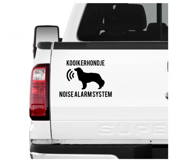 Kooikerhondje Alarmsystem Auto Aufkleber Hund Folie Wandtattoo Tattoo Sticker Kooiker Hound Kojenhundchen Nederlandse Dutch Decoy