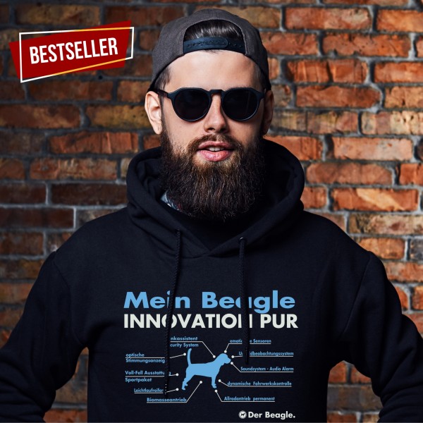Beagle Sweatshirt Innovation Hoodie Hundemotiv English Beagel