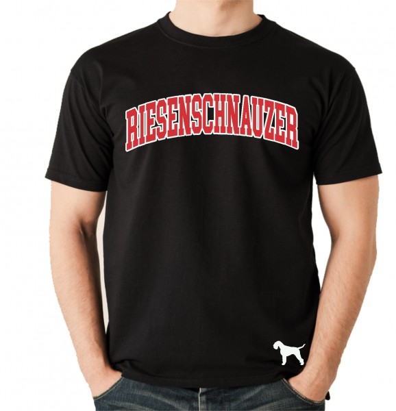 Riesenschnauzer Unisex T-Shirt Extreme Hundemotiv Schnauzer