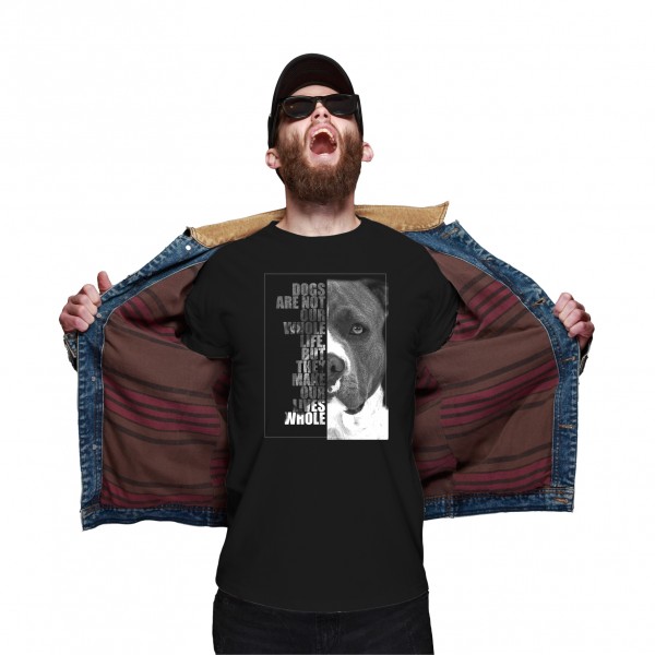 Staffordshire Bullterrier English Unisex T-Shirt Face Hundemotiv Staffi