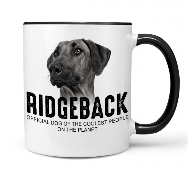 Rhodesian Ridgeback RR Löwenhund Liondog African Lion Boy Girl Dog Tasse Kaffeetasse Kaffeebecher happy Design by Siviwonder