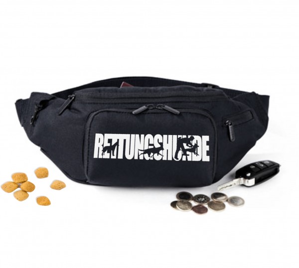 Rettungshund Hundesport Hundemotiv Gürteltasche Polizei Hund Stickerei Schutzdienst bestickt