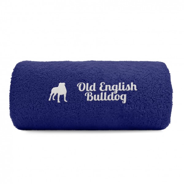 Old English Bulldog Pfoten Hundemotiv Stickerei Deluxe