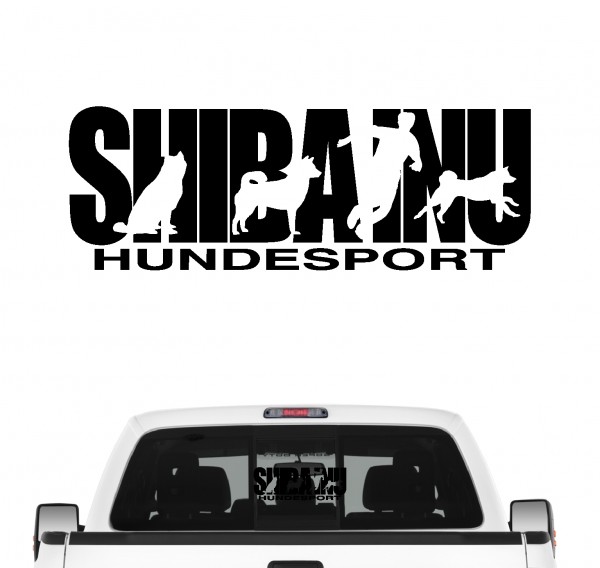 Shiba Inu Hundesport Auto Aufkleber Hund Folie Japan Small Size Dog