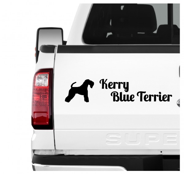 Kerry Blue Terrier Irish Dog 3er Set AUTOAUFKLEBER Aufkleber Hunde Hundemotiv by SIVIWONDER