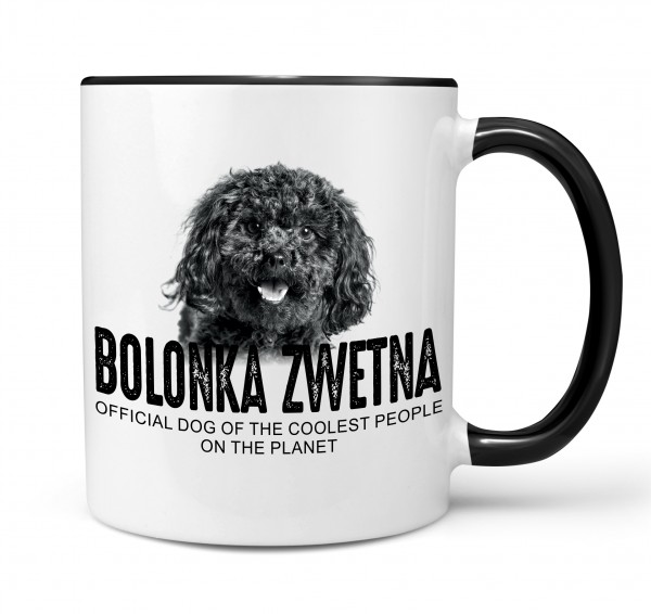 Bolonka Zwetna Tsvetnaya Russischer Hund Dog cool Leute lustig Dog Tasse Kaffeetasse Kaffeebecher happy Design by Siviwonder