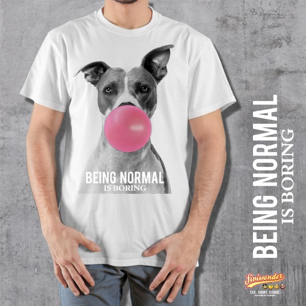 T-Shirt Staffordshire Terrier Hund Unisex Shirt Normal Bubble trend lustig Hundemotiv trendy Spruch