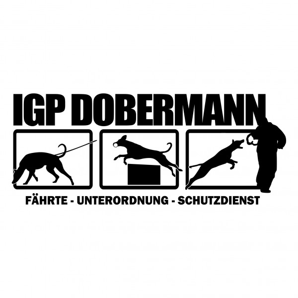 Aufkleber Hundemotiv Rasse IGP IPO Begleithund Prüfung Internationale Prüfungsordnung Gebrauchshudeprüfung Fährte Schutzdi