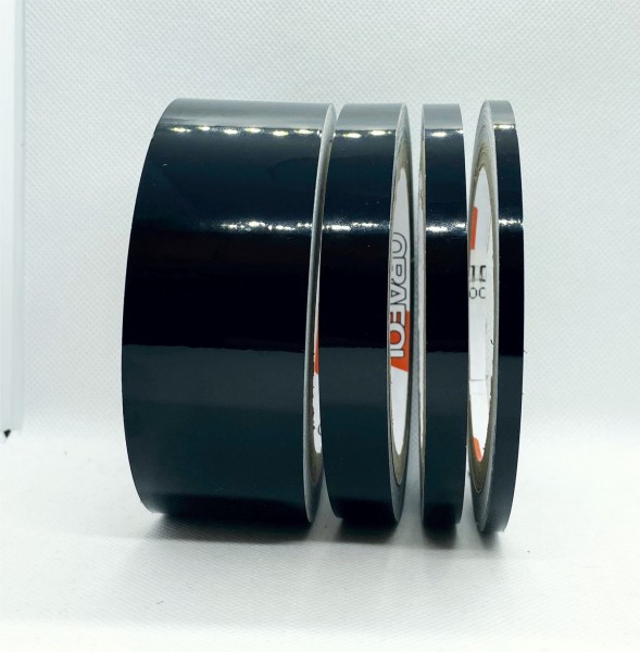 Zierstreifen reflektierend schwarz 5mm 10 m Länge für Auto Boot Klebeband Dekorstreifen Reflexstreifen Tuningstreifen Autofolie Siviwonder