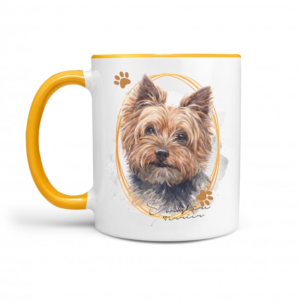 Yorkshire Terrier Yorkie Tasse SIGNATURE DOGS Hund Motiv Hundemotiv Kaffee