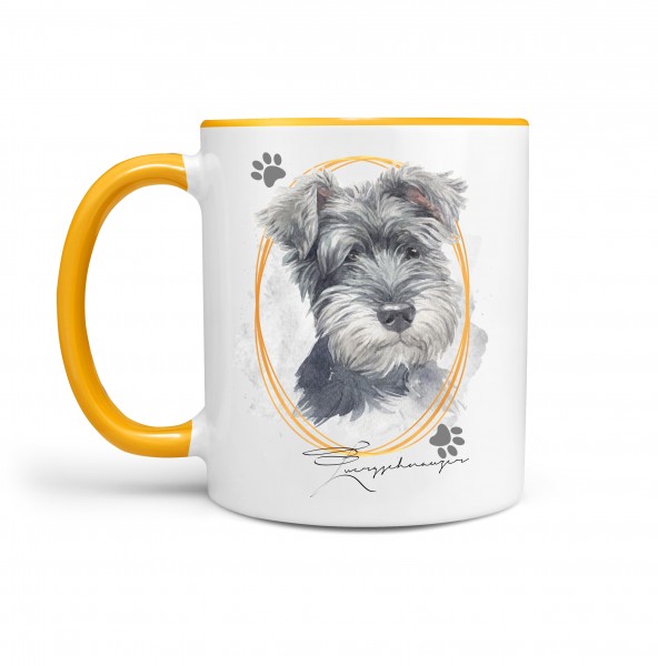Zwergschnauzer Schnauzer Tasse SIGNATURE DOGS Hund Motiv Hundemotiv Kaffee