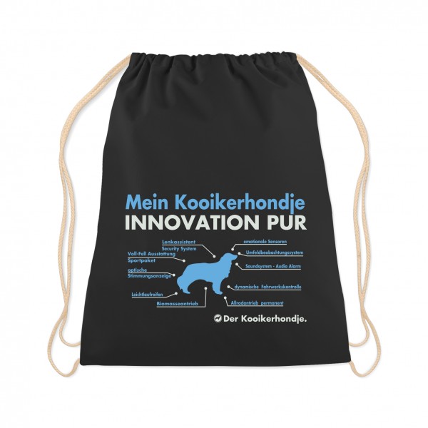 Kooikerhondje Turnbeutel Innovation Hundemotiv Nederlandse Vogelhund Dog Schwarz