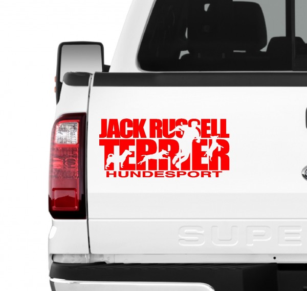 Jack Russell Terrier Hundesport Autoaufkleber Hund Folie Aufkleber Jacky Jackie