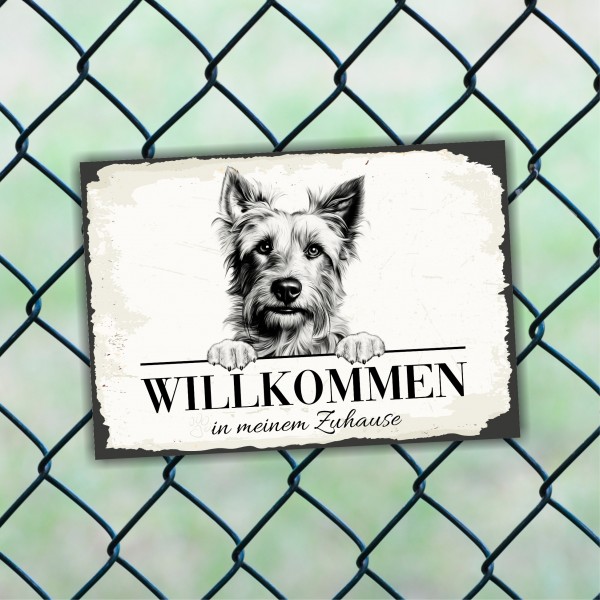 Hundeschild Willkommen Zuhause Australian Terrier