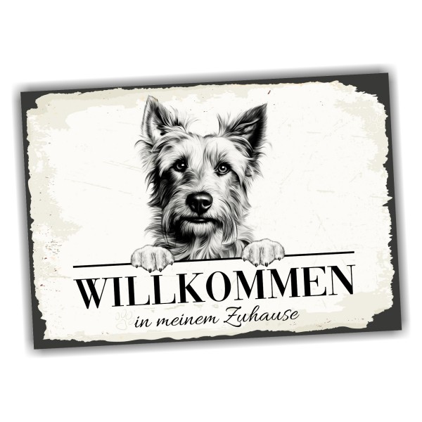 Hundeschild Willkommen Zuhause Australian Terrier