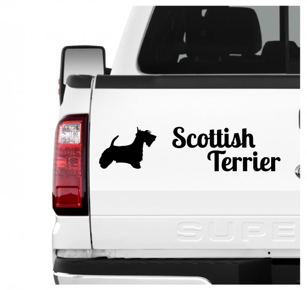 Scottish Terrier Scottie Aberdeen Terrier Scotch 3er Set AUTOAUFKLEBER Aufkleber Hunde Hundemotiv by SIVIWONDER