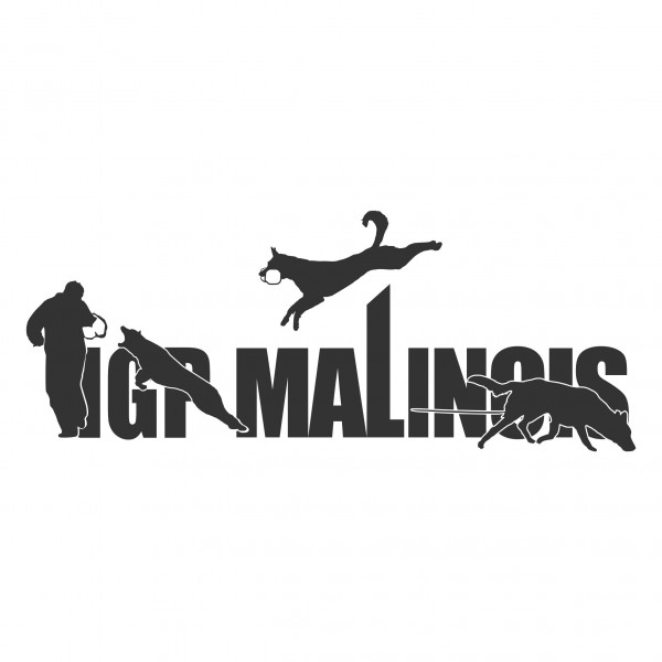 Aufkleber Hundemotiv Rasse IGP IPO Begleithund Prüfung Internationale Prüfungsordnung Gebrauchshudeprüfung Fährte Schutzdi