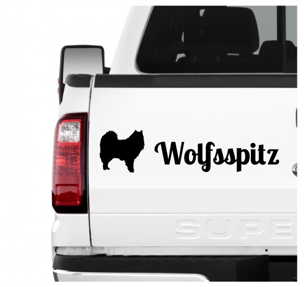 Wolfsspitz Keeshond Kees Deutscher Spitz Spitze Dog 3er Set AUTOAUFKLEBER Aufkleber Hunde Hundemotiv by SIVIWONDER