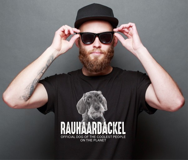 Unisex T-Shirt Malinois Rauhaardackel Dackel Teckel Dachshund Rauhhaardackel Dog cool Leute lustig Hundemotiv Siviwonder