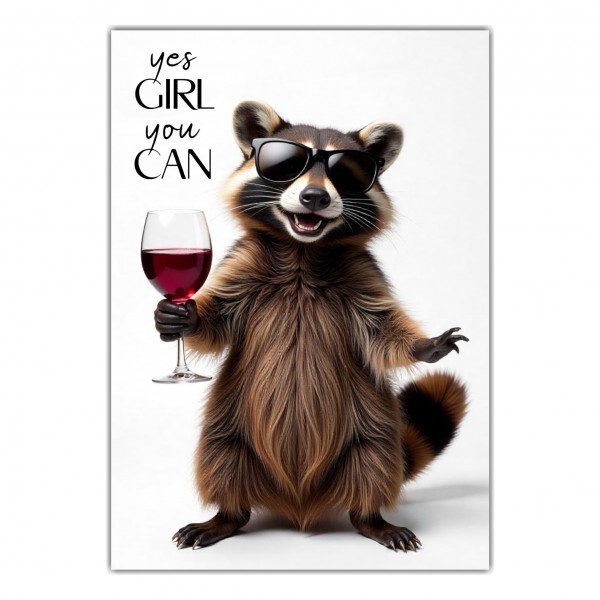 SchildYouCan_Waschbaer1