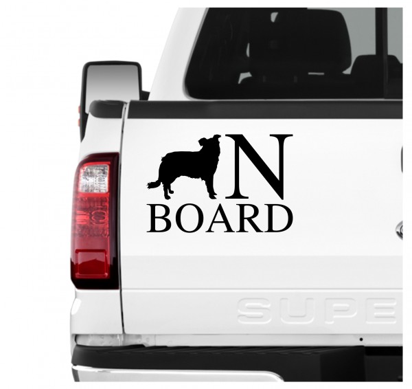 Border Collie Board Auto Aufkleber Hund Folie Wandtattoo Tattoo Sticker Sheepdog Scotch Sheep Dog