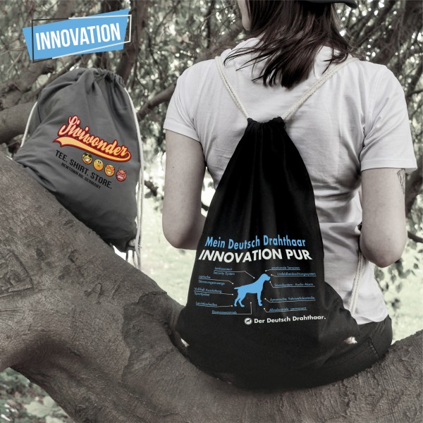 Deutsch Drahthaar Turnbeutel Innovation German Wirehaired Pointer Jagdhund