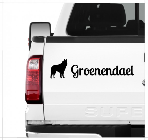 Groenendael Belgischer Schäferhund Berger Belge Sheepdog Dog 3er Set AUTOAUFKLEBER Aufkleber Hunde Hundemotiv by SIVIWONDER