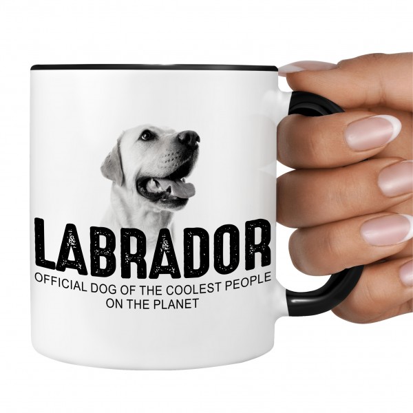 Labrador Labby Retriever Lab Labbie Dog Tasse Kaffeetasse Kaffeebecher happy Design by Siviwonder