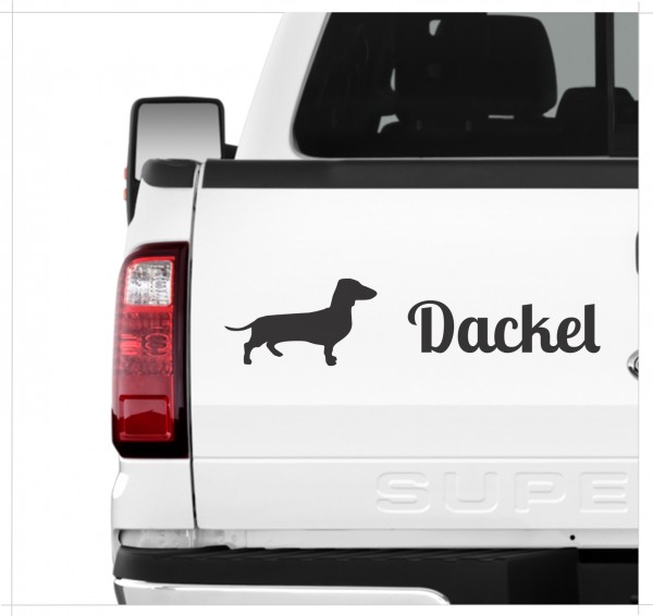 Dackel Teckel Dachshund Dog 3er Set AUTOAUFKLEBER Aufkleber Hunde Hundemotiv by SIVIWONDER