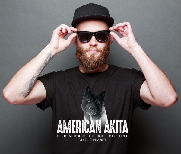 American Akita Inu Japan Great Japanese Dog cool Leute lustig Shirt T-Shirt Hundemotiv Siviwonder
